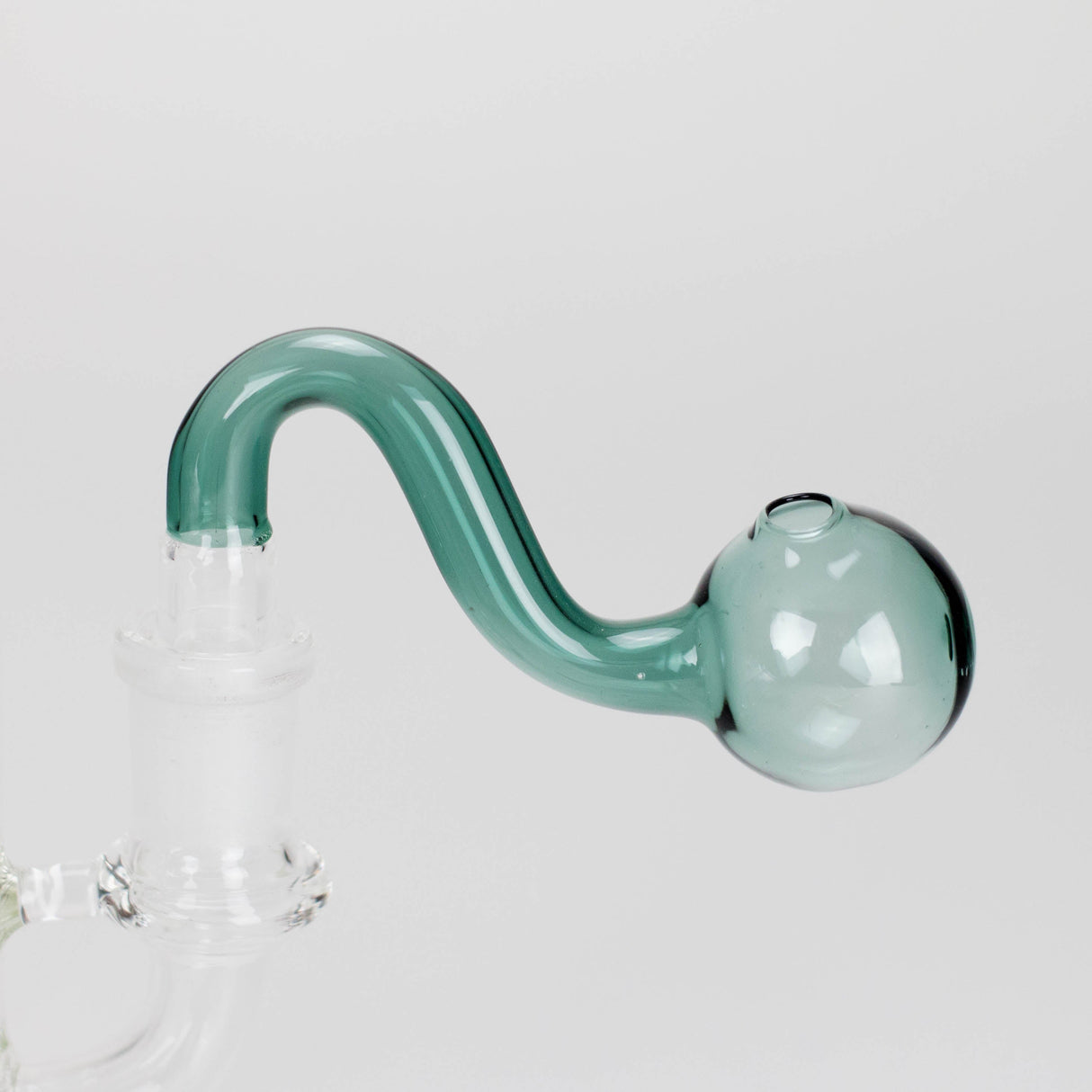 3.5″ U-Type Oil Burner Pipe – 14mm Glass Bubble Attachment [221021-2] Bowl · Banger · Oil Burner Canadian Distributor Lake Green