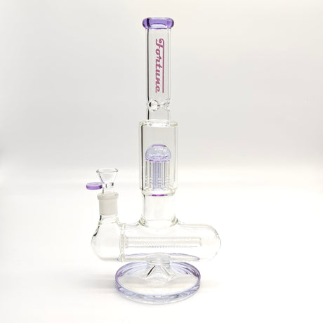 Fortune | 14" Double Inline Stemless to Grid Percolator Bong [1450PC-PK]_1