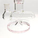 Fortune | 14" Double Inline Stemless to Grid Percolator Bong [1450PC-PK]_9