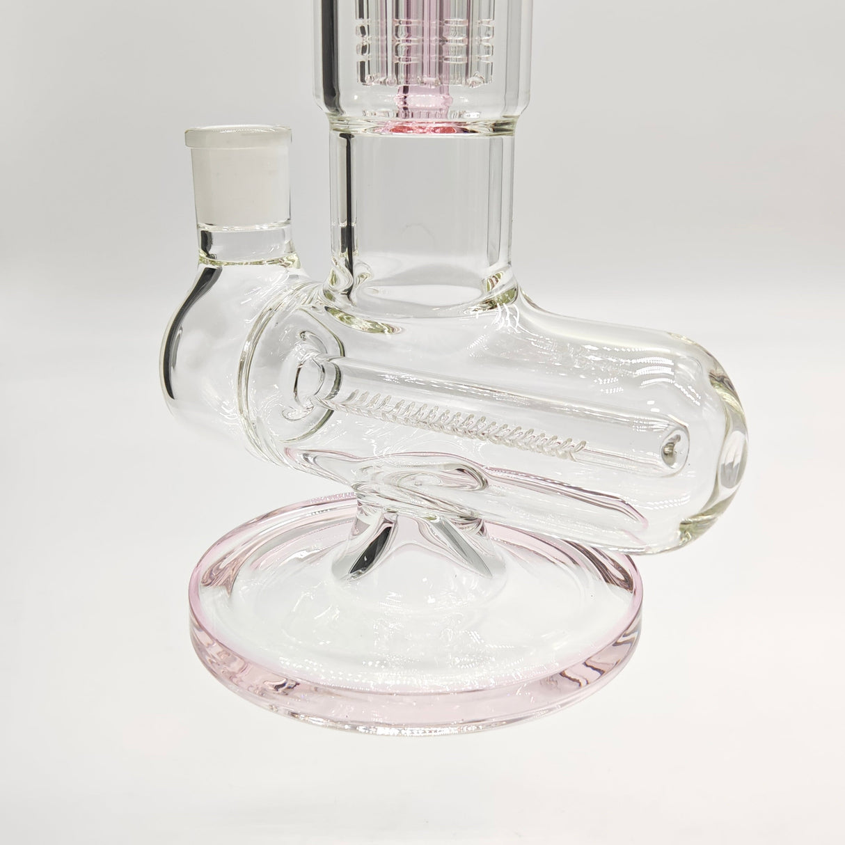 Fortune | 14" Double Inline Stemless to Grid Percolator Bong [1450PC-PK]_10