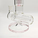 Fortune | 14" Double Inline Stemless to Grid Percolator Bong [1450PC-PK]_10
