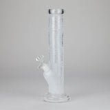11″ Straight Tube Glass Bong – Classic Frosted Design for Smooth Sessions [WP-M0091]