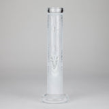 11″ Straight Tube Glass Bong – Classic Frosted Design for Smooth Sessions [WP-M0091]