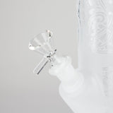11″ Straight Tube Glass Bong – Classic Frosted Design for Smooth Sessions [WP-M0091]