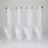 11″ Straight Tube Glass Bong – Classic Frosted Design for Smooth Sessions [WP-M0091]