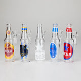 6″ Beer Bottle Design Glass Bong [WP4511S]