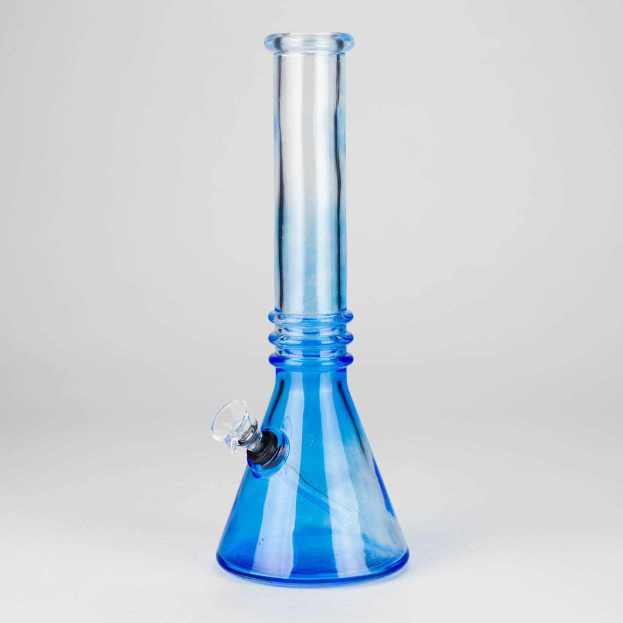 12" colored soft glass water bong  [HX4003N]