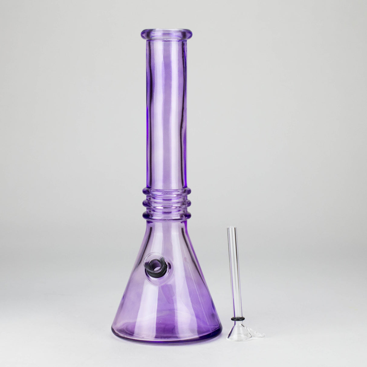 12" colored soft glass water bong  [HX4003N]