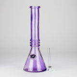 12" colored soft glass water bong  [HX4003N]