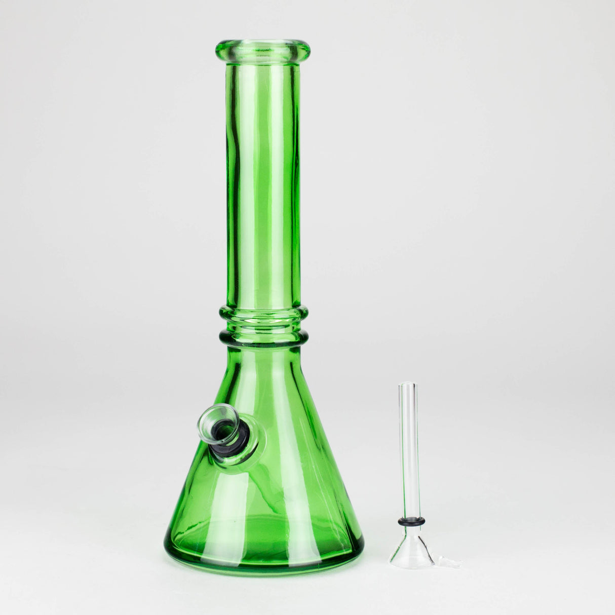 10" colored soft glass water bong  [HX4002N]
