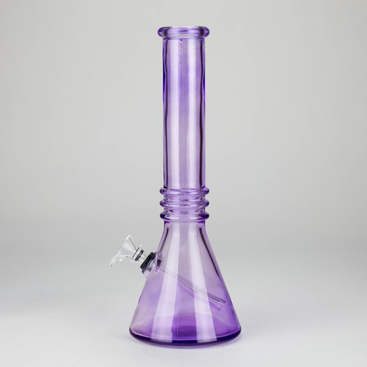 12" colored soft glass water bong  [HX4003N]