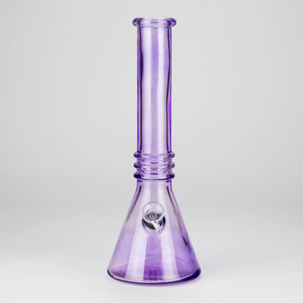 12" colored soft glass water bong  [HX4003N]