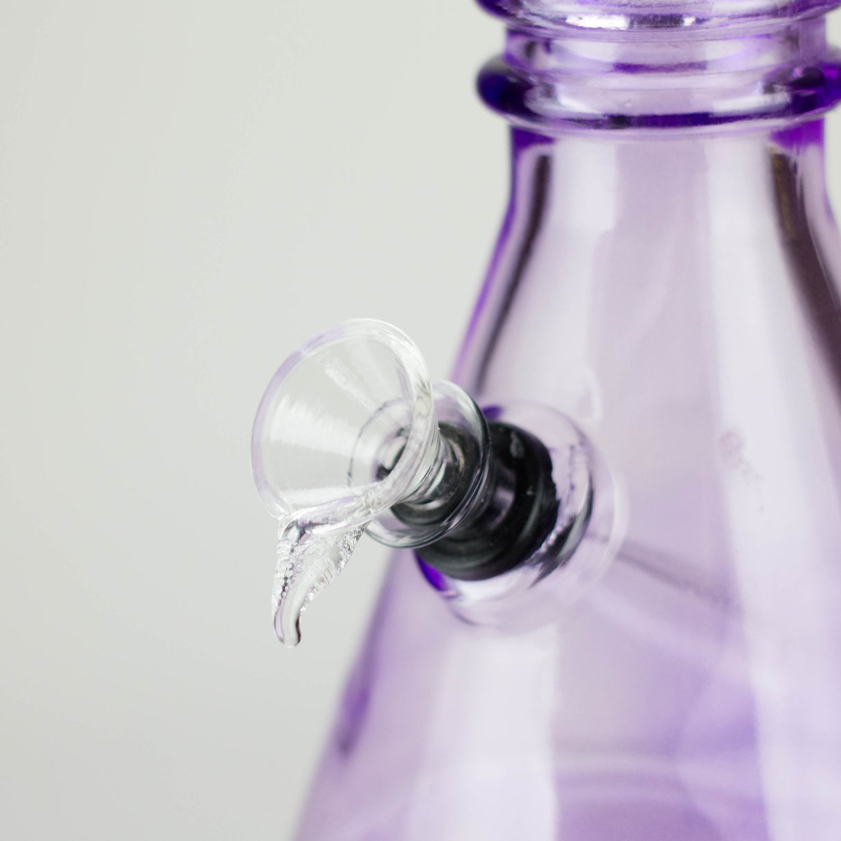 12" colored soft glass water bong  [HX4003N]