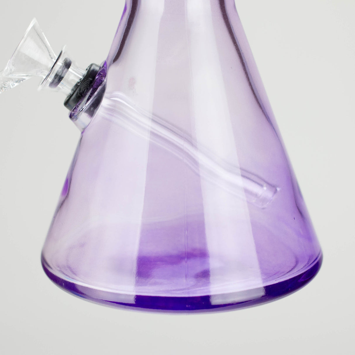 12" colored soft glass water bong  [HX4003N]