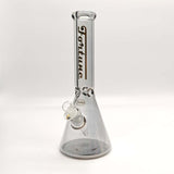 14“ 9mm Electroplated Beaker Bong-Assorted Color Glass Bong Fortune Gray-B
