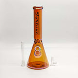 14“ 9mm Electroplated Beaker Bong-Assorted Color Glass Bong Fortune