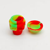 3mL Silicone Skull Wax Container Jar of 100_3