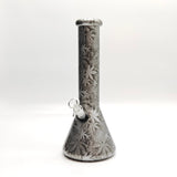 13" 7mm Calavera Hydrographic Glass Bong-Assorted Designs Glass Bong Super Supplys Inc