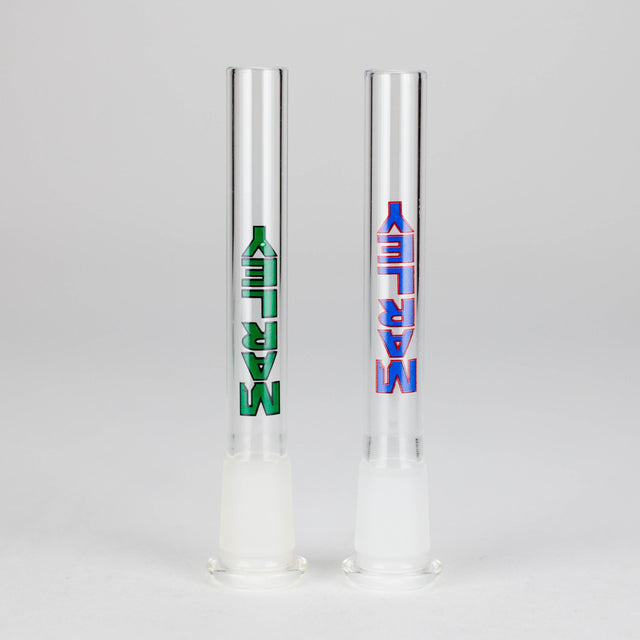 Marley Glass | 4-Inch Downstem with Colored Logo – No Cuts Downstem · Bowlstem Smoking Cat Distribution