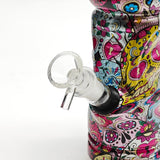 9" Hydrographic Water Bottle Glass Bong-Assorted Designs Glass Bong Super Supplys Inc