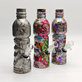 9" Hydrographic Water Bottle Glass Bong-Assorted Designs Glass Bong Super Supplys Inc