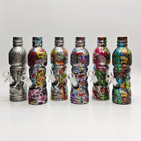 9" Hydrographic Water Bottle Glass Bong-Assorted Designs Glass Bong Super Supplys Inc