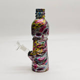 9" Hydrographic Water Bottle Glass Bong-Assorted Designs Glass Bong Super Supplys Inc
