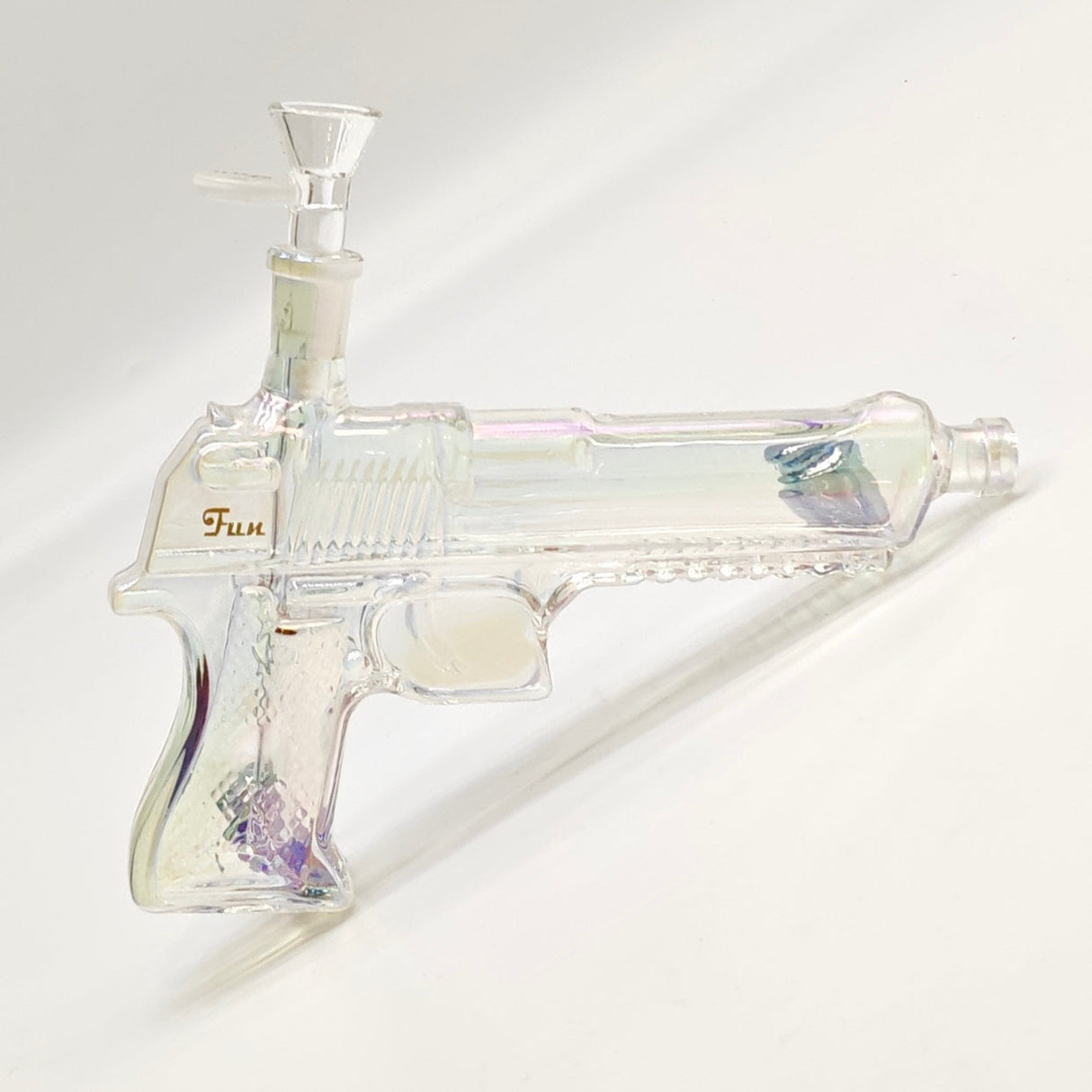 Electroplated 7.5" Arsenal Glass Bong [SGun1-A] Glass Bong Fortune Sunshine