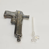 Electroplated 7.5" Arsenal Glass Bong [SGun1-A] Glass Bong Fortune