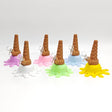 5.2" Ice Cream Silicone Water Pipe [SP1088] Resin · Silicone · Plastic Bong Super Supplys Inc
