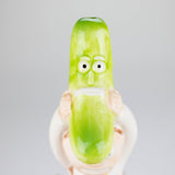 8″ Pickle Adventure Design Ceramic Bong – Whimsical Vintage Style [ES081WP] Ceramic Bong Canadian Distributor
