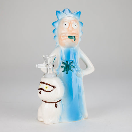 8″ Mad Scientist Ceramic Bong – Cartoon Style Vintage Collectible [ES083WP] Ceramic Bong Canadian Distributor