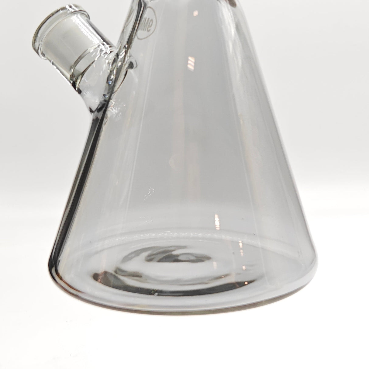 14" Electroplated Etched Monogram Design 9mm Glow in the Dark Beaker [LV145009] Glass Bong Super Supplys Inc