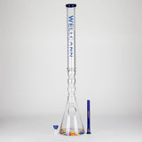 WellCann | 29" Curved Tube Beaker Bong – Heavy-Duty 7mm Glass with Thick Base Glass Bong Smoking Cat Distribution