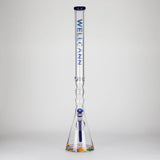 WellCann | 29" Curved Tube Beaker Bong – Heavy-Duty 7mm Glass with Thick Base Glass Bong Smoking Cat Distribution