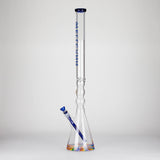 WellCann | 29" Curved Tube Beaker Bong – Heavy-Duty 7mm Glass with Thick Base Glass Bong Smoking Cat Distribution