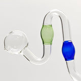 Colour Snake Oil Burner Pipe [SNP] Oil Burner Super Supplys Inc Blue & Green