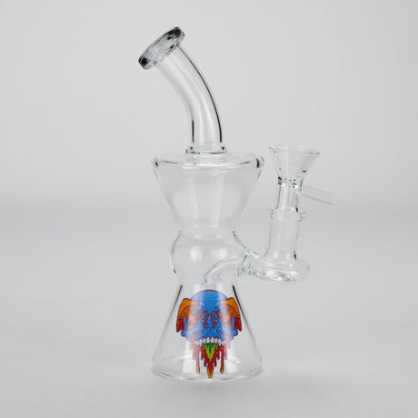 6.5″ Cartoon Print Glass Bong [F230829-4] Glass Bong Canadian Distributor Gray (Sticker 1)