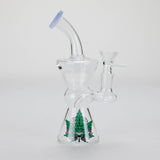 6.5″ Cartoon Print Glass Bong [F230829-4] Glass Bong Canadian Distributor Milk Blue (Sticker 2)