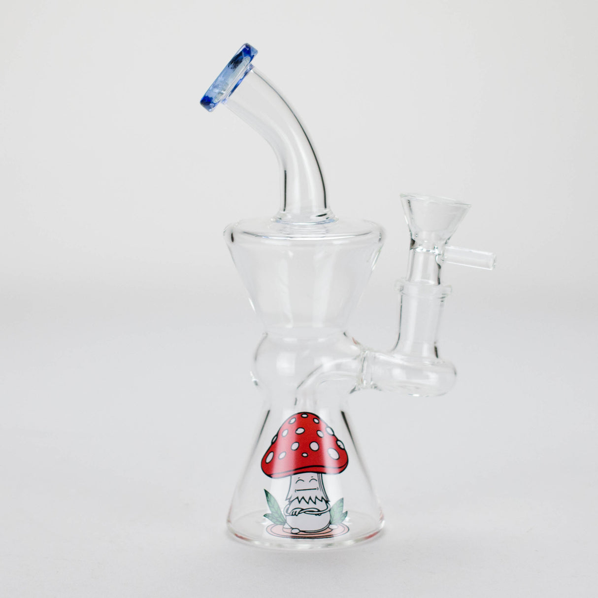 6.5″ Cartoon Print Glass Bong [F230829-4] Glass Bong Canadian Distributor Blue (Sticker 4)
