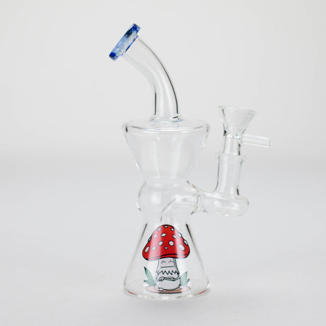 6.5″ Cartoon Print Glass Bong [F230829-4] Glass Bong Canadian Distributor Blue (Sticker 4)