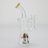 6.5″ Cartoon Print Glass Bong [F230829-4] Glass Bong Canadian Distributor Yellow (Sticker 5)