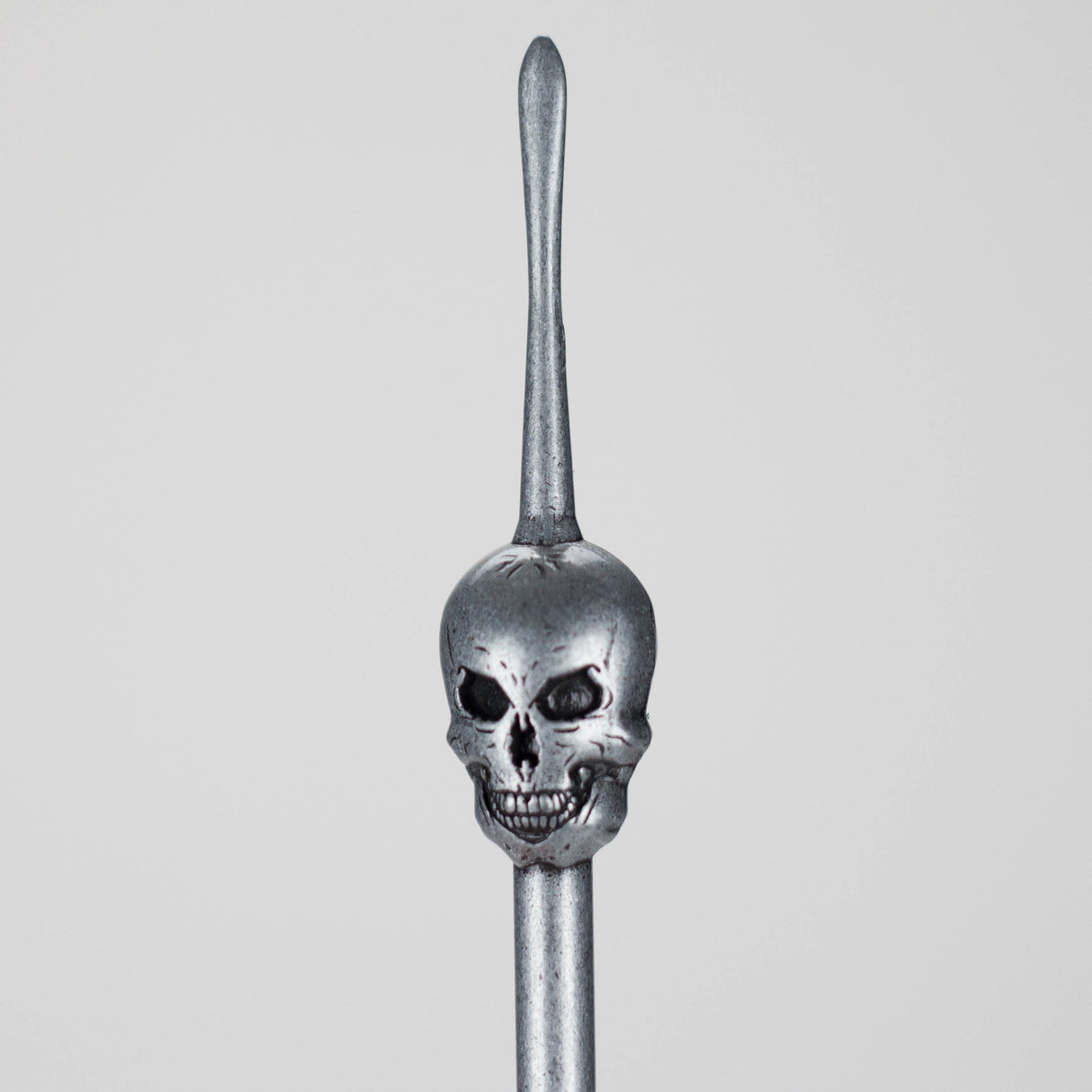 4.7” Stainless Steel Skull Dab Tool [SMKE-104] Cap · Dabber · Insert · Clip · Nail Canadian Distributor