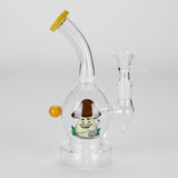 6.5″ Cartoon PrintGlass Bong [F230829-1A] Glass Bong Canadian Distributor Yellow(Sticker1)
