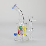 6.5″ Cartoon PrintGlass Bong [F230829-1B] Glass Bong Canadian Distributor Light Blue (Sticker 1)