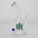 6.5″ Cartoon PrintGlass Bong [F230829-1B] Glass Bong Canadian Distributor Blue (Sticker 4)