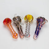 4.5" Fancy Glass Pipe – 10 Pieces in Display Jar