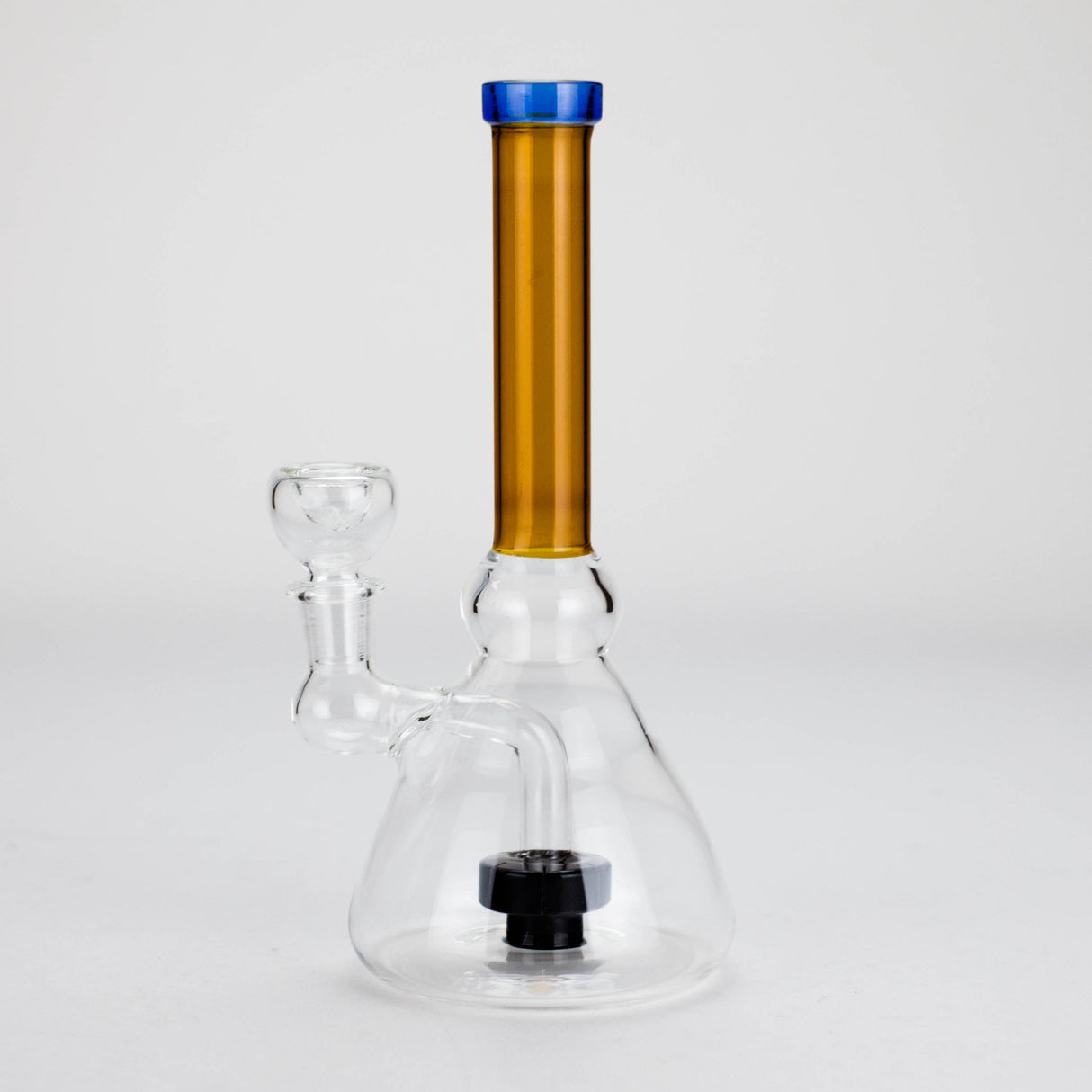 8.5" Stemless Glass Bong with Diffuser – Assorted Colors Glass Bong Bongzie Smokes