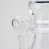 11" Stemless Glass Bong with Diffuser – 14mm Bowl Joint Glass Bong Bongzie Smokes