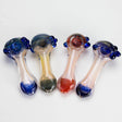 4" Gold Fuming Glass Pipe – 2pcs assorted Pack Glass Pipe Bongzie Smokes